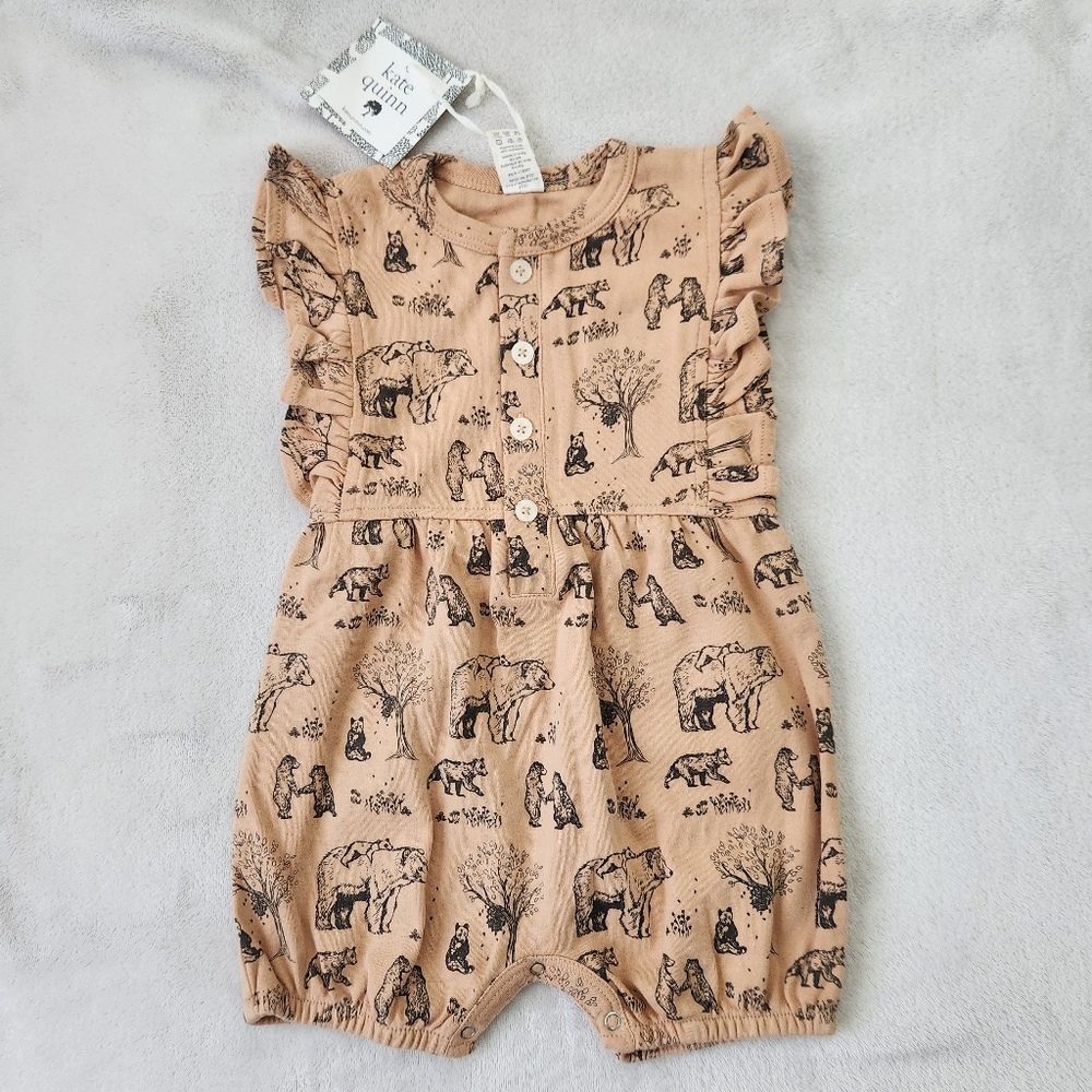 Kate Quinn Ruffle Button Pinafore Bubble